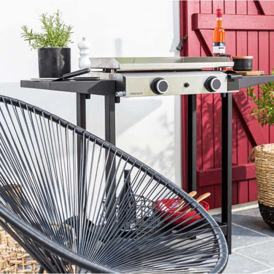 Plancha Gaz 2 Feux Base 60 Inox Forge Adour | Le Repaire Du Chef â Image 2