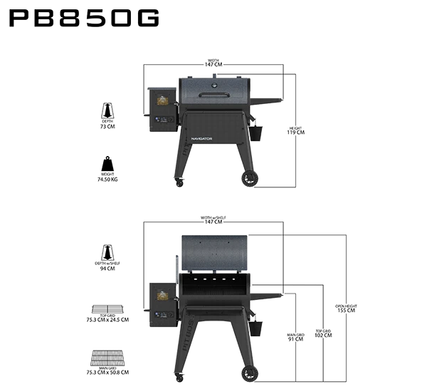 Barbecue à Pellets Navigator 850 Pit Boss | Le Repaire Du Chef – Image 8
