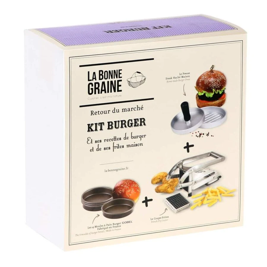 Kit Burger La Bonne Graine Louis Tellier | Le Repaire Du Chef