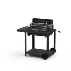 Barbecue Mendy Noir V2 + Chariot Le Marquier | Le Repaire Du Chef