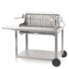 Barbecue Tournebroche Le Marquier Irissarry 78x32 Inox Avec Chariot