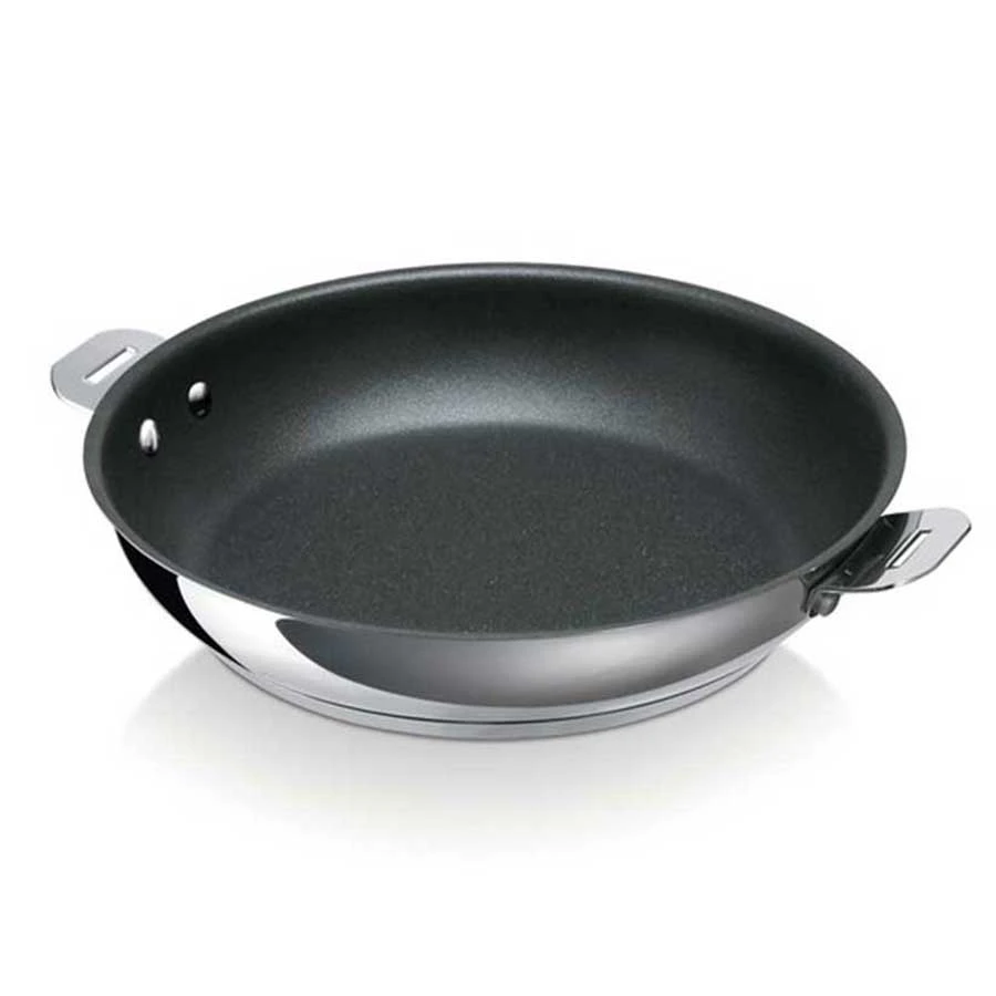 Poêle à Frire Revêtue En Inox ∅28 Cm Beka | Le Repaire Du Chef