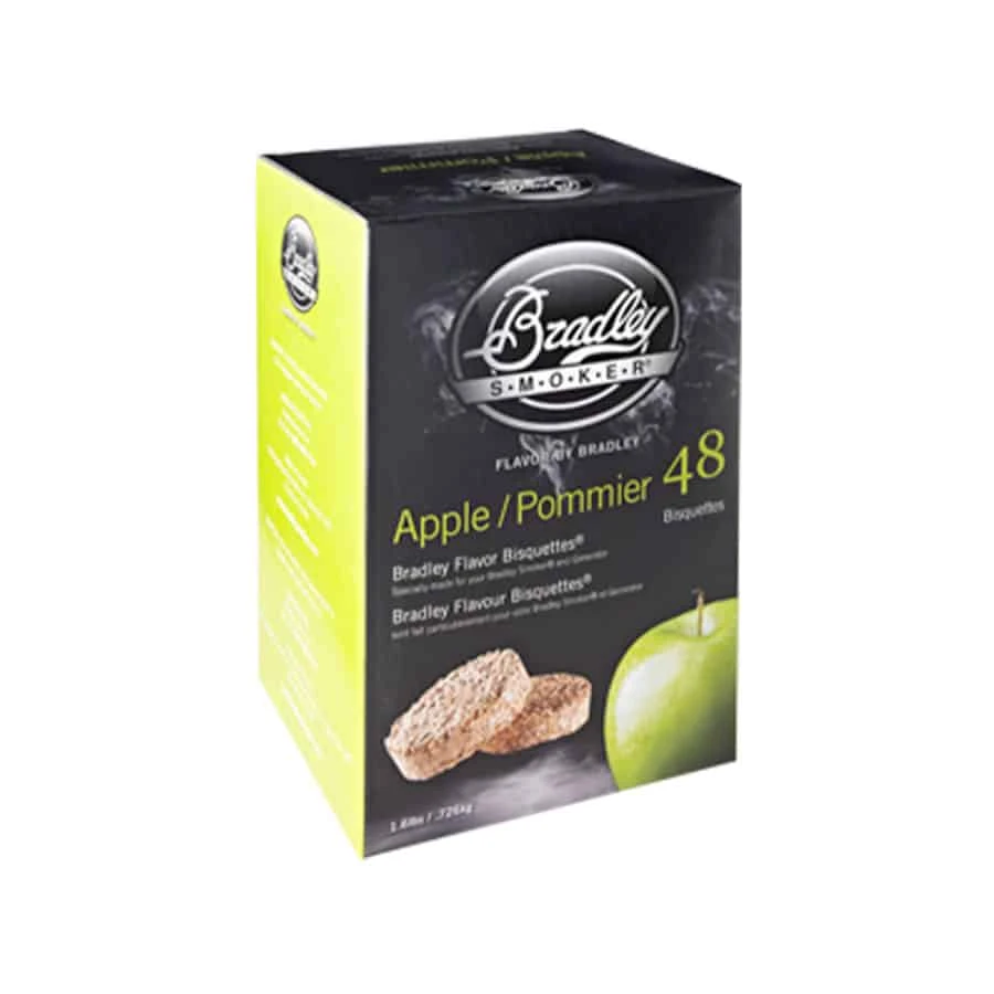 Pack 480 Bisquettes Pommier Bradley Smoker | Le Repaire Du Chef