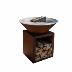 Brasero Plancha Classique Corten 80 Cm Grill'Chic | Le Repaire Du Chef