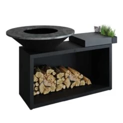 Brasero Plancha Island Black 100 Céramique Ofyr | Le Repaire Du Chef