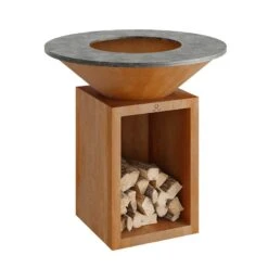 Brasero Ofyr Classic Storage Corten 100 | Le Repaire Du Chef