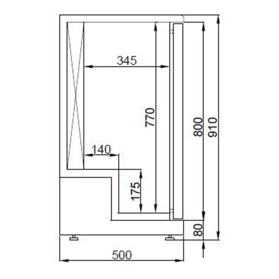 Cave De Maturation 2 Portes 198 L Combisteel | Le Repaire Du Chef – Image 2
