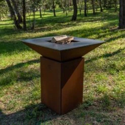 Brasero Plancha Cevenol Corten 74 Cm Grill'Chic