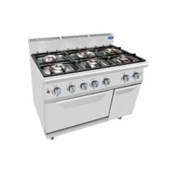 Fourneau à Gaz Six Feux Atosa | Le Repaire Du Chef