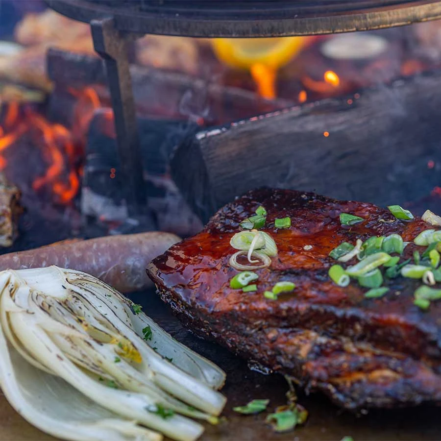 Brasero Plancha Classique Corten 80 Cm Grill'Chic | Le Repaire Du Chef – Image 4