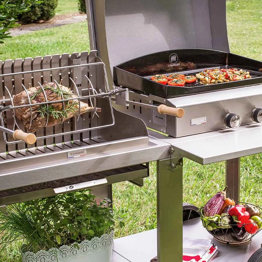 Barbecue Tournebroche Le Marquier Irissarry 78x32 Inox – Image 4