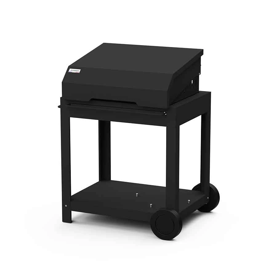 Plancha Le Marquier Exclusive Amalia Gaz 360 Noir Avec Chariot Et Couvercle – Image 2