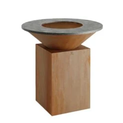 Brasero Plancha Classic Corten 100 Ofyr | Le Repaire Du Chef