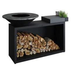 Brasero Plancha Island Black 85 Céramique Ofyr | Le Repaire Du Chef