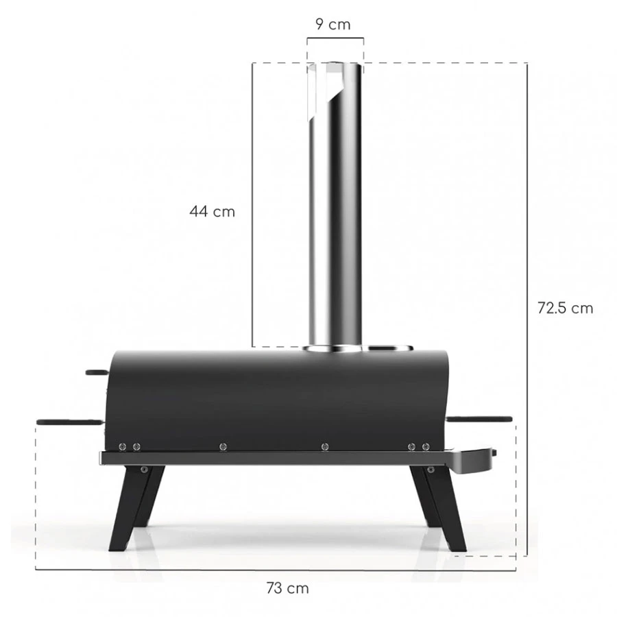 Four à Pizza à Pellets Piana Edition Charbon Ziipa | Le Repaire Du Chef – Image 3
