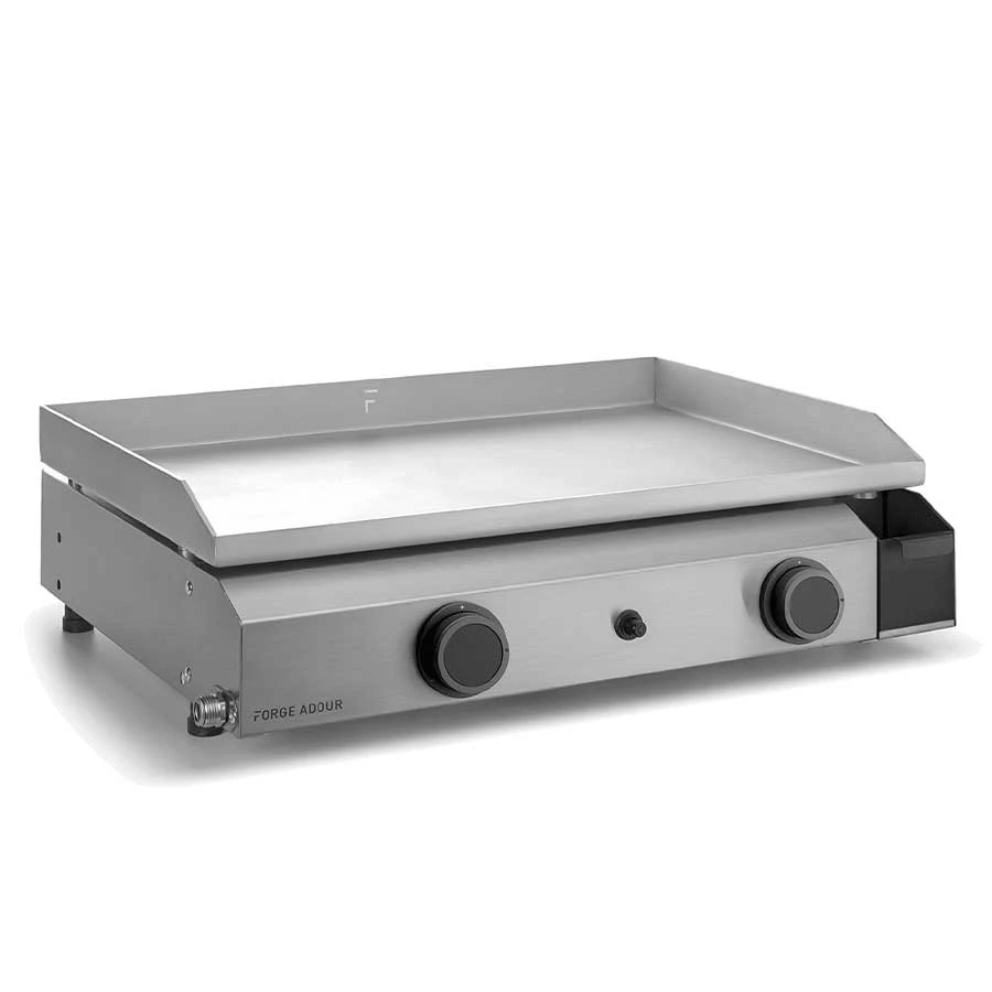Plancha Gaz 2 Feux Base 60 Inox Forge Adour | Le Repaire Du Chef