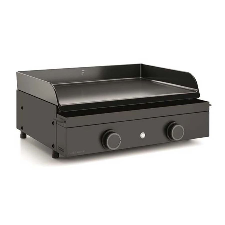 Plancha Gaz 2 Feux Origin 60 Cm Acier Noir Forge Adour | Le Repaire Du Chef