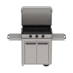 Combo Plancha Gaz 3 Feux EnoSign 80 Inox + Chariot Eno | Le Repaire Du Chef