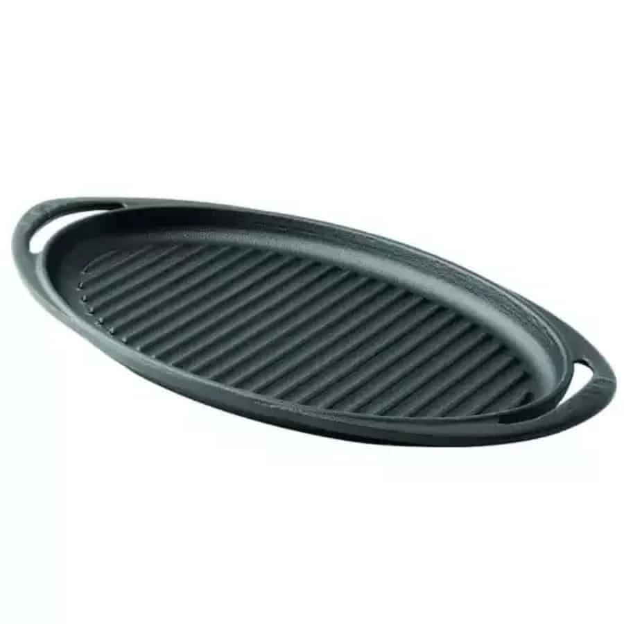 Plat En Fonte Ovale Lava | Le Repaire Du Chef