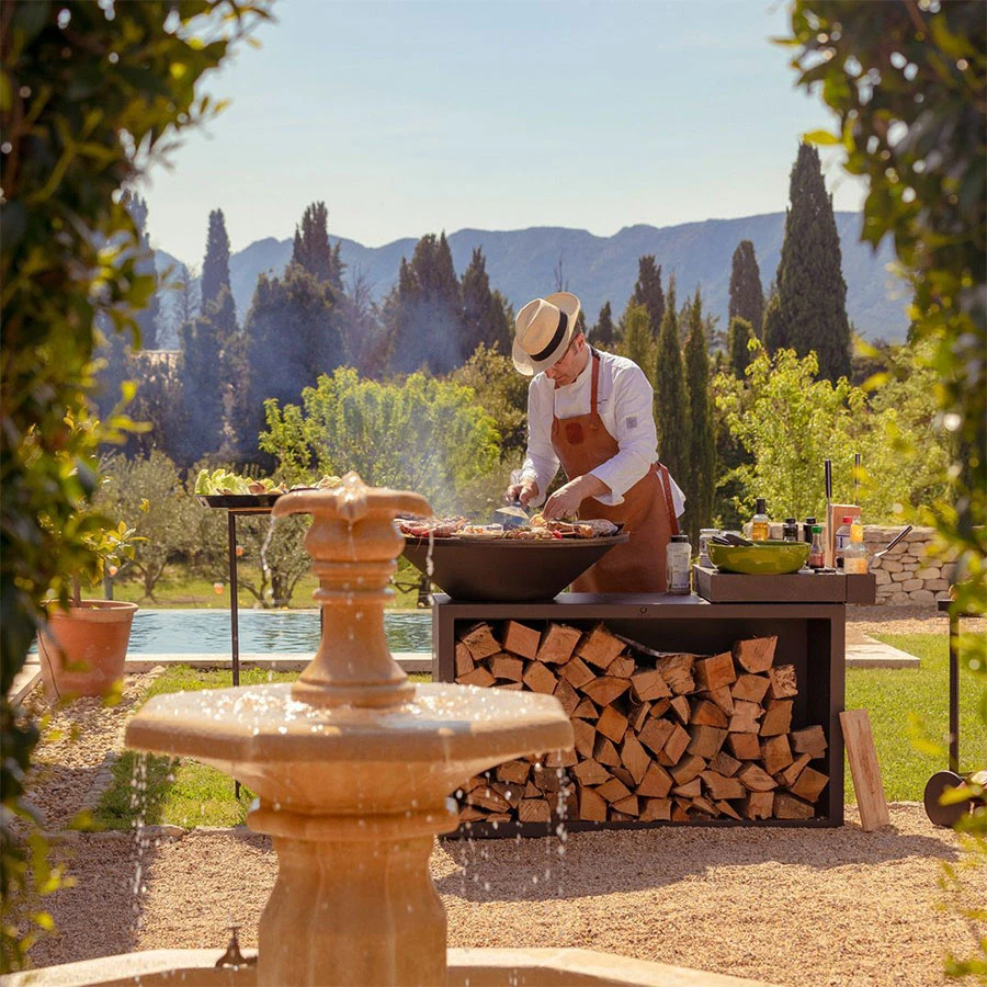 Brasero Plancha Island Black 85 Céramique Ofyr | Le Repaire Du Chef – Image 3