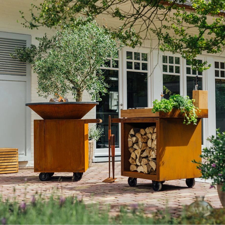 Brasero Barbecue Classic Corten 100 PRO Ofyr | Le Repaire Du Chef – Image 3
