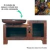 Brasero Plancha Modulable Vulcano L Remundi | Le Repaire Du Chef